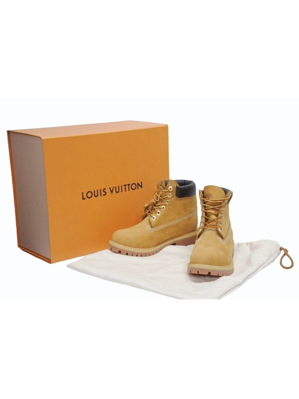 Louis Vuitton Timberland Monogram Boots LV 5.5